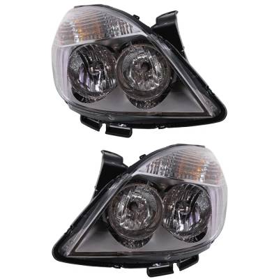 Rareelectrical - New Pair Of Halogen Headlights Compatible With Saturn Aura Green Line Sedan 4 Door 2.4L 2007 2008 By - Image 3