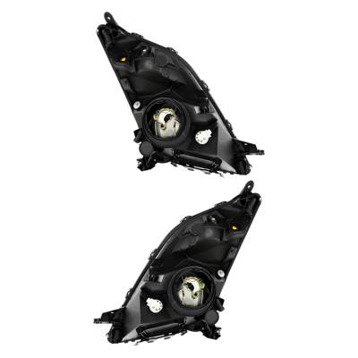 Rareelectrical - New Pair Of Halogen Headlight Compatible With Toyota Prius Hatchback Electric 2006-2009 By Part - Image 2
