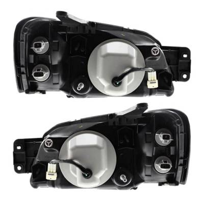 Rareelectrical - New Pair Of Headlight Compatible With Subaru Outback H6 Wagon Sedan 2003-2004 By Part Number - Image 2