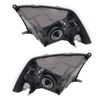 Rareelectrical - New Pair Headlights Compatible With Dodge Ram 1500 Extended Standard Crew Cab Pickup 2009 2010 By - Image 2