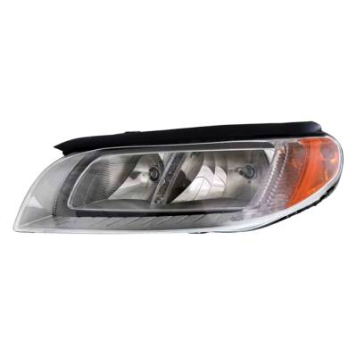 New Left Halogen Headlight Compatible With Volvo V70 3.2 Wagon 2008-2010 By Part Number 31214355-5