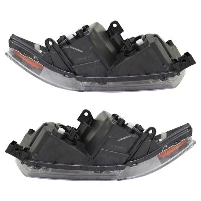 Rareelectrical - New Pair Of Headlights Compatible With Dodge Journey Canada Value Package 2014 2015 2016 2017 2018 - Image 3