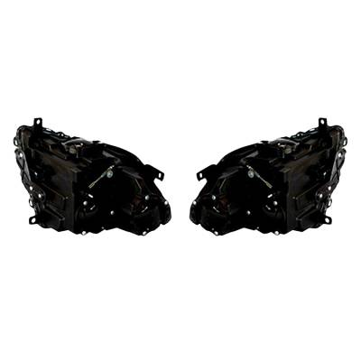 Rareelectrical - New Pair Of Head Lights Compatible With Cadillac Cts 2.0L 3.0L 2008-2014 22783446 Gm2503309 22783445 - Image 2