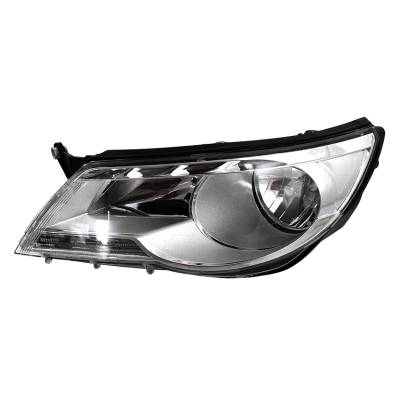 New Driver Side Halogen Headlight Compatible With Volkswagen Tiguan Comfortline Sport 2009-2011 By