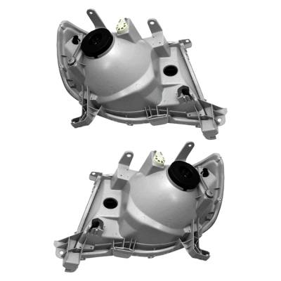 Rareelectrical - New Pair Of Halogen Headlights Compatible With Toyota Tacoma Pre Runner Standard Cab Pickup 2 Door - Image 2