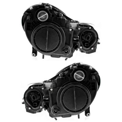 Rareelectrical - New Pair Of Halogen Headlight Compatible With Mercedes-Benz E320 Bluetec Sedan 2007 By Part Number - Image 2