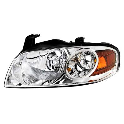 New Left Side Headlight Compatible With Nissan Sentra Base Sedan 2004-2006 By Part Number