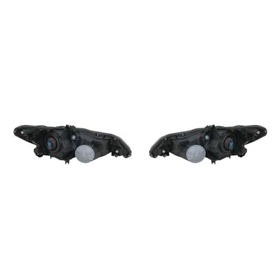 Rareelectrical - New Pair Of Headlights Compatible With Honda Insight 2010-2011 33100-Tm8-A01 33150Tm8a01 33100Tm8a01 - Image 2