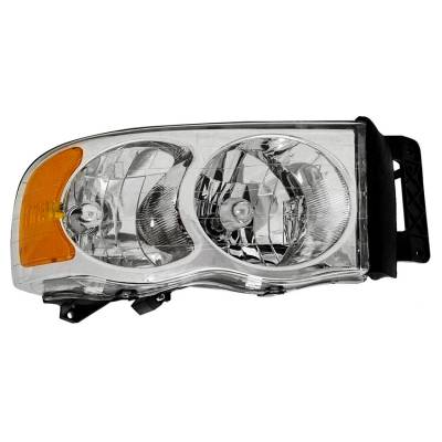 New Right Halogen Headlight Compatible With Dodge Ram 1500 Laramie Standard Pickup 2002 2003 2004