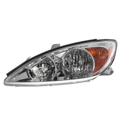 New Left Halogen Headlight Compatible With Toyota Camry Xle Sedan 4 Door 3.0L 2002 2003 2004 By Part