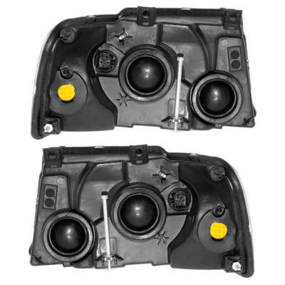 Rareelectrical - New Pair Of Headlight Compatible With Ford Expedition Xls Sport Utility 2003-2006 By Part Number - Image 2