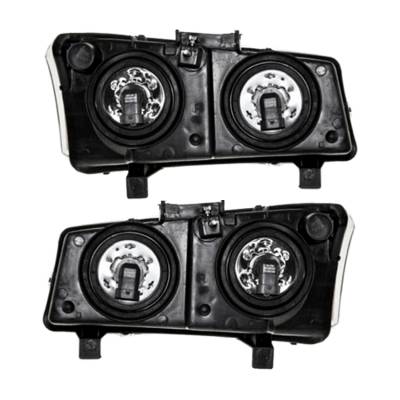 Rareelectrical - New Pair Of Headlight Compatible With Chevrolet Silverado 2500 Hd Ls Lt 2003-2004 By Part Number - Image 2