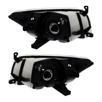 Rareelectrical - New Pair Of Headlight Compatible With Dodge Caliber Sxt Se Hatchback 2007-2012 By Part Number - Image 2