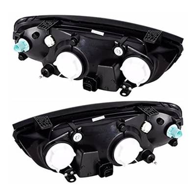Rareelectrical - New Pair Headlights Compatible With Hyundai Elantra Gt Sedan 2003 By Part Numbers Hy2503122 - Image 2