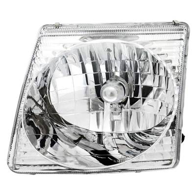 New Left Halogen Headlight Compatible With Ford Explorer Sport Trac Base Crew Cab Pickup 4.0L 2001