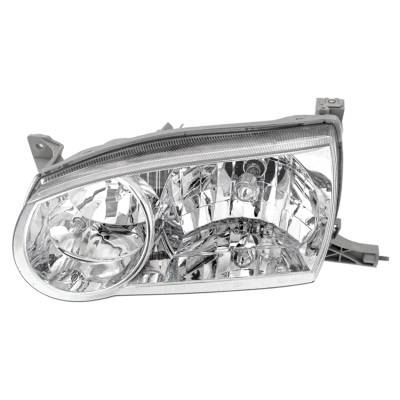 New Left Halogen Headlight Compatible With Toyota Corolla S Sedan 1.8L 2001 2002 By Part Number