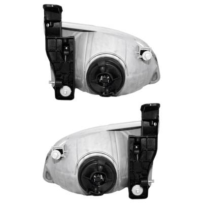 Rareelectrical - New Pair Halogen Headlights Compatible With Toyota Sienna Ce Mini Van 3.0L 2001 2002 2003 By Part - Image 2