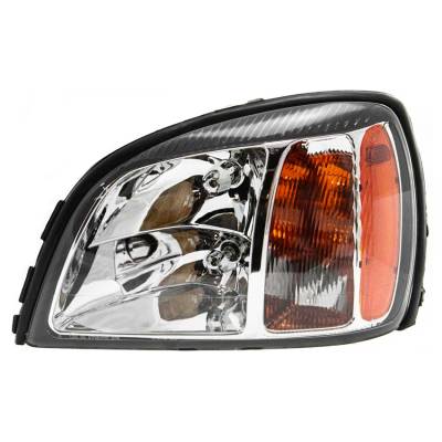 New Left Halogen Headlights Compatible With Cadillac Deville Dts Sedan 4.6L 2000 2001 2002 By Part