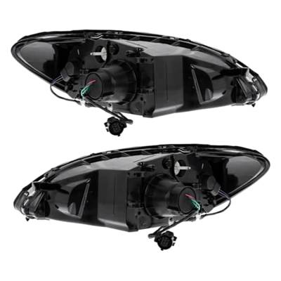 Rareelectrical - New Pair Of Halogen Headlights Compatible With Ford Taurus Se Wagon Sedan 3.0L 2000 2001 2002 2003 - Image 2