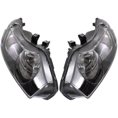 Rareelectrical - New Pair Of Halogen Headlights Compatible With Honda Civic Lx Sedan 4 Door 2009 2010 2011 By Part - Image 3