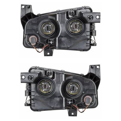 Rareelectrical - New Pair Headlights Compatible With Dodge Charger Base Se Sedan 4 Door 2.7L 2006 2007 By Part - Image 2