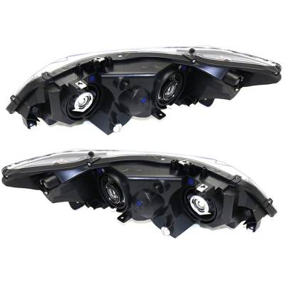Rareelectrical - New Pair Of Headlight Compatible With Honda Civic Ex Lx Coupe 2006-2009 By Part Number 33101-Sva-A02 - Image 2