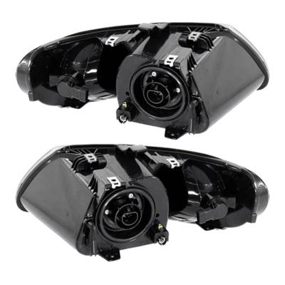 Rareelectrical - New Pair Of Headlight Compatible With Pontiac G5 Gt Coupe Base Coupe 2007-2009 By Part Number - Image 2