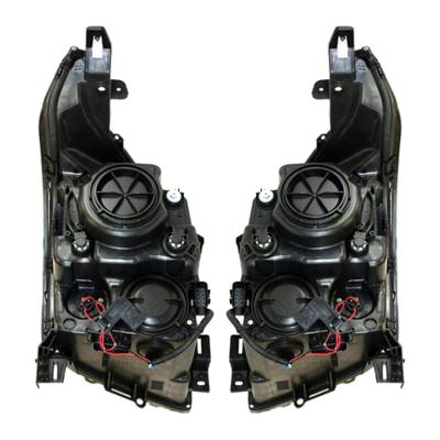 Rareelectrical - New Pair Of Halogen Headlight Compatible With Cadillac Srx Premium Sport 2010-2013 By Part Number - Image 2