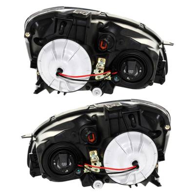 Rareelectrical - New Pair Of Halogen Headlight Compatible With Nissan Altima Se Sedan 2005-2006 By Part Number - Image 2