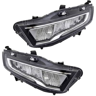 Rareelectrical - New Pair Of Headlights Compatible With Honda Odyssey Touring Mini Passenger Van 4-Door 3.5L 2021 - Image 4