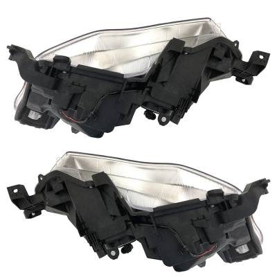 Rareelectrical - New Pair Of Headlights Compatible With Toyota 4Runner Sr5 Sport Premium Utility 4-Door 4.0L 2021 - Image 3