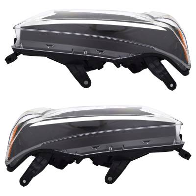 Rareelectrical - New Pair Of Headlights Compatible With Toyota 4Runner Trd Off-Road Premium Sport Utility 4-Door 4.0L - Image 2