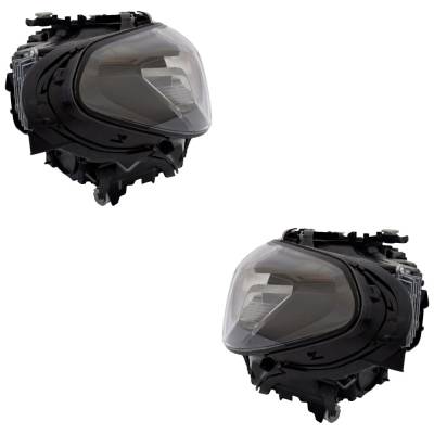 Rareelectrical - New Pair Of Headlights Compatible With Bmw 530E Base Sedan G30 540I Base Sedan G30 530I Xdrive 550I - Image 3