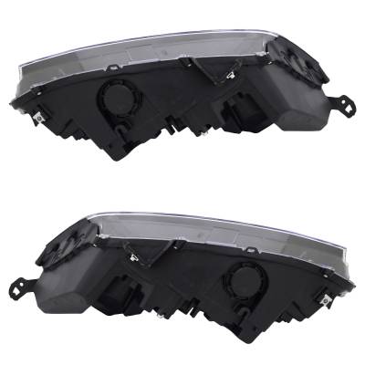 Rareelectrical - New Pair Of Headlights Compatible With Honda Odyssey Lx Mini Passenger Van 4-Door 3.5L 2021 2022 - Image 6