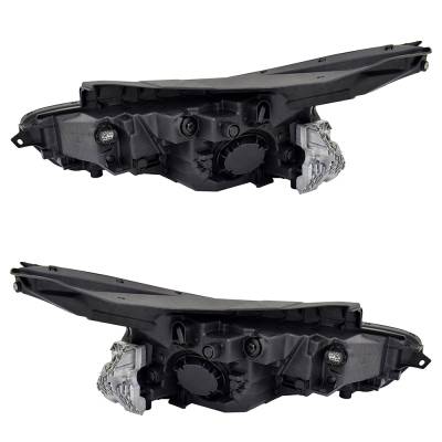 Rareelectrical - New Pair Of Headlights Compatible With Kia K5 Lx Sedan 4-Door 1.6L 2021 2022 By Part Numbers - Image 3