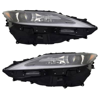 Rareelectrical - New Pair Of Headlights Compatible With Lexus Rx450h Rx350 F Sport Sport Utility 4-Door 3.5L 2020 - Image 5