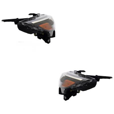 Rareelectrical - New Pair Of Headlights Compatible With Nissan Sentra Sr Sedan 2024-2025 By 26010-6Ly5a 26060-6Ly5a - Image 3