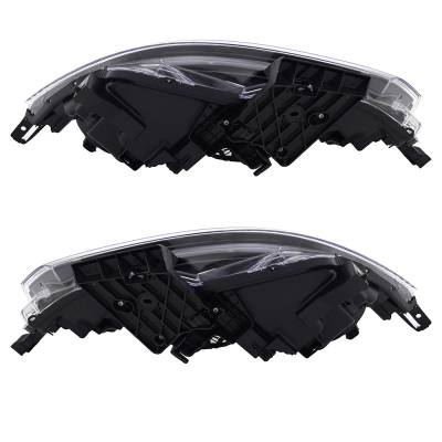 Rareelectrical - New Pair Of Headlights Compatible With Nissan Rogue Sport Sv Sport Utility 4-Door 2.0L 2020 2021 - Image 4