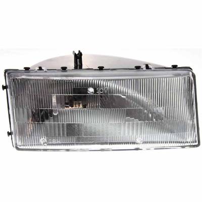 Headlight Compatible With 1989-1995 Plymouth Acclaim Spirit Lebar Right Passenger Side Dodge Spirit