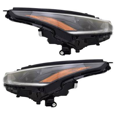 Rareelectrical - New Pair Of Headlights Compatible With Toyota Highlander Xse Sport Utility 4-Door 3.5L 2021 2022 By - Image 2