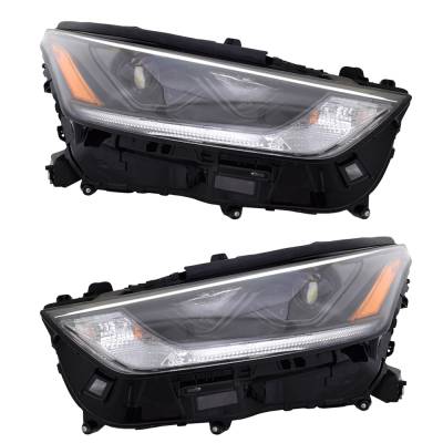Rareelectrical - New Pair Of Headlights Compatible With Toyota Highlander Xse Sport Utility 4-Door 3.5L 2021 2022 By - Image 3