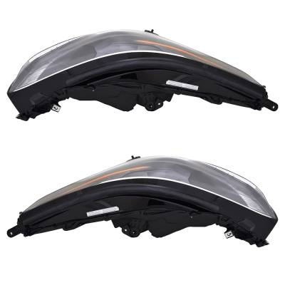 Rareelectrical - New Pair Of Headlights Compatible With Toyota Highlander Xse Sport Utility 4-Door 3.5L 2021 2022 By - Image 4