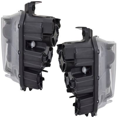 Rareelectrical - New Pair Of Headlights Compatible With Hyundai Santa Fe Sel Sport Utility 4-Door 2.0L 2019 2020 By - Image 3