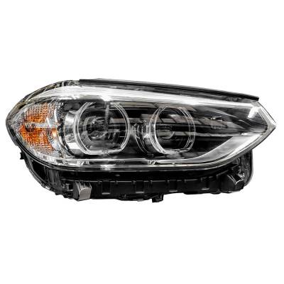Left Driver Led Headlight Assembly Compatible With 2018-2021 Bmw X3 Sdrive30i Xdrive30i 2.0L B48b20