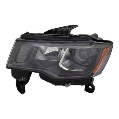 Left Driver Side Headlight Assembly Compatible With 2017-2021 Jeep Grand Cherokee Laredo Limited