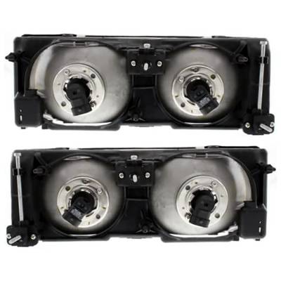 Rareelectrical - New Pair Of Headlight Compatible With Chevrolet Caprice 4.3 5.0L 1989 By Part Number 16513076 - Image 2