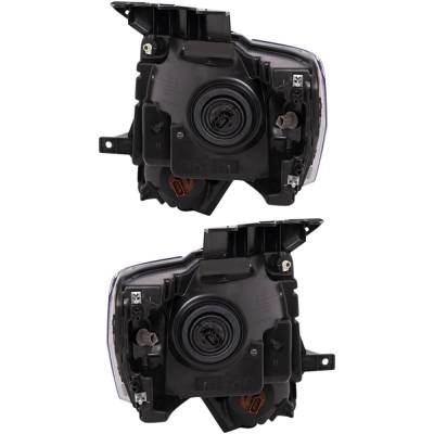 Rareelectrical - Left Driver Side And Right Passenger Side Headlight Fits 2011-2014 Ford F-150 Halogen Composite H13 - Image 2