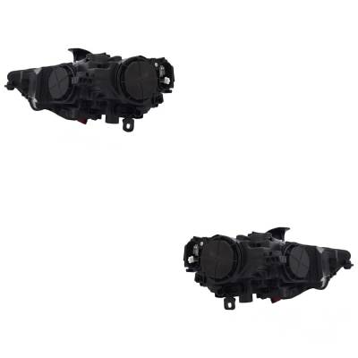 Rareelectrical - New Pair Of Headlights Compatible With Audi A3 Quattro Convertible A3 Sedan A3 Convertible A3 - Image 2