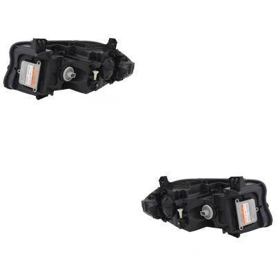 Rareelectrical - New Pair Of Headlights Compatible With Dodge Charger Sedan 2015-2018 By 68214399Ai 68214398Ai - Image 2