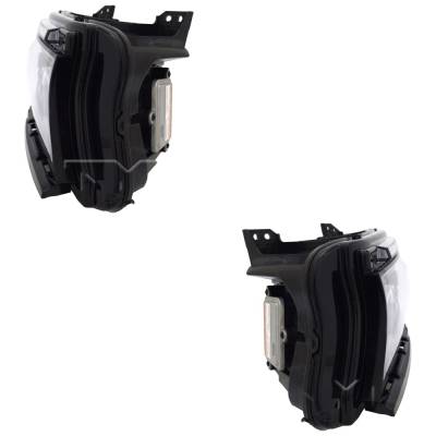 Rareelectrical - New Pair Of Headlights Compatible With Dodge Charger Sedan 2015-2018 By 68214399Ai 68214398Ai - Image 4